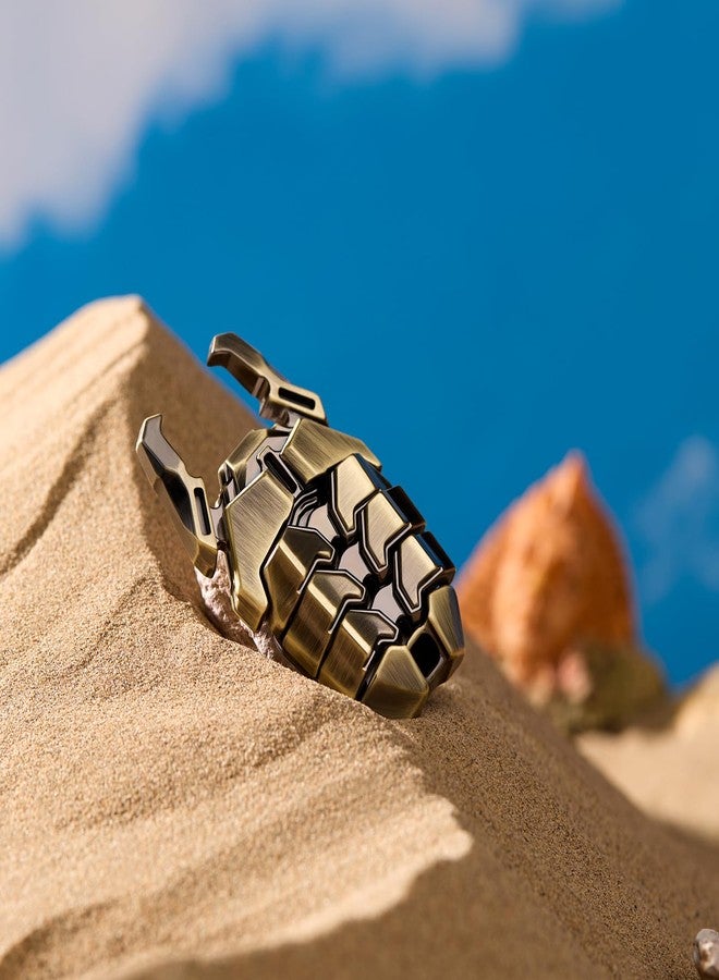 HAMMERSMITH Metal Scarabs Fidget Toy - Premium Fidget Toy for Adults, Perfect for Stress Relief and Focus, Unique Egyptian-Inspired Design - Image 3